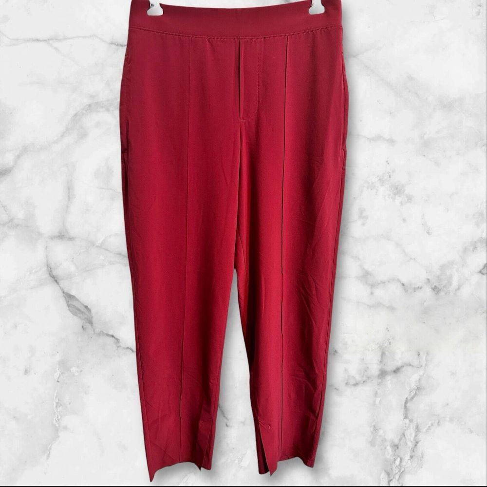 Athleta Women's Red Size 4 Pants Slit Ankle Casual Dress‎